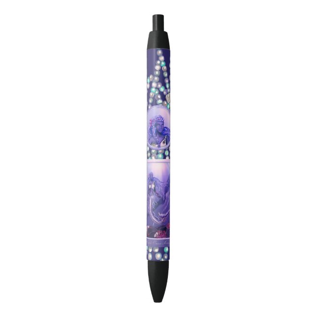 Stylo de sirène d'océan violet (devant Vertical)