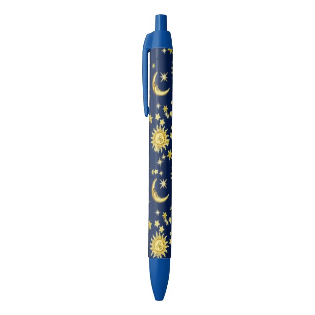 Stylo de Sun, de lune et d'étoiles (Haut (Vertical))