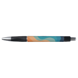 Stylo Décor de style rétro des vagues