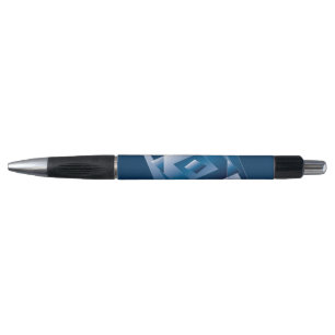 Stylo dégradé bleu 1