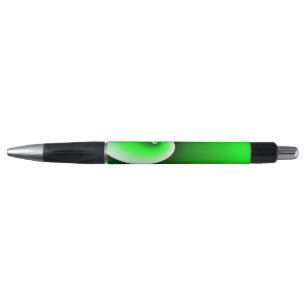 Stylo Dégradé en spirale vert blanc