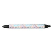 Stylo d'encre couleur pattes illusion