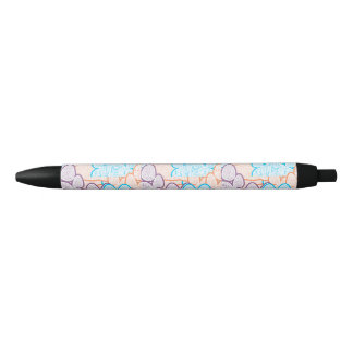 Stylo d'encre couleur pattes illusion