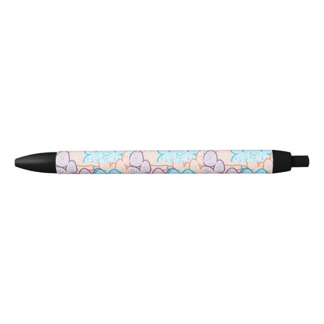 Stylo d'encre couleur pattes illusion (Devant)