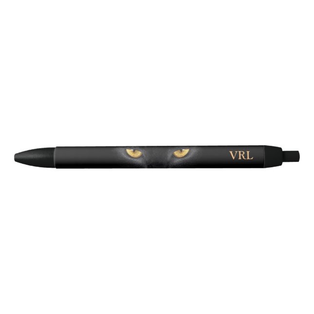 Stylo d'encre Hypnotique Noir Chat (Devant)
