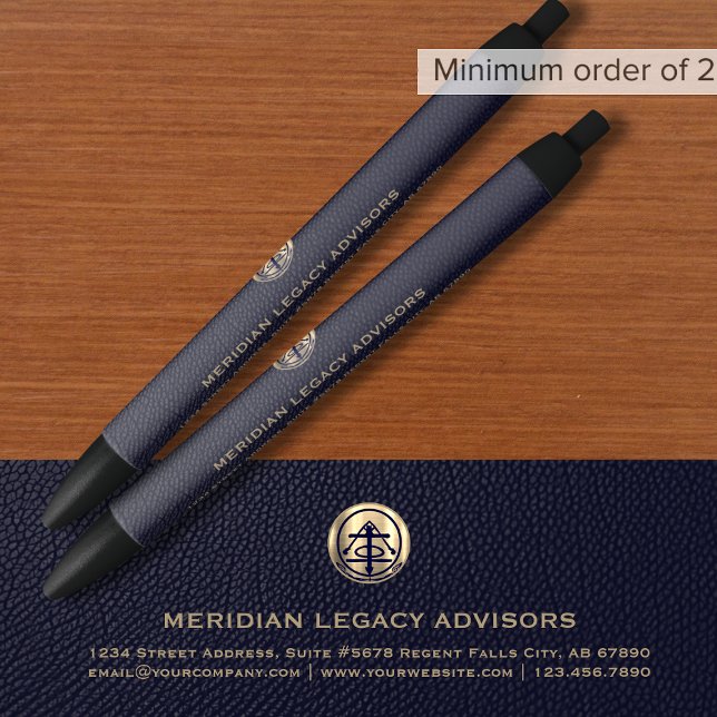 Stylo d'encre logo sophistiqué (Créateur téléchargé)