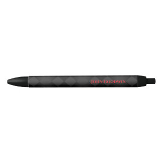Stylo d'encre Motif Diamant Noir Classique
