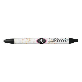 Stylo d'encre noire Monogram Bride