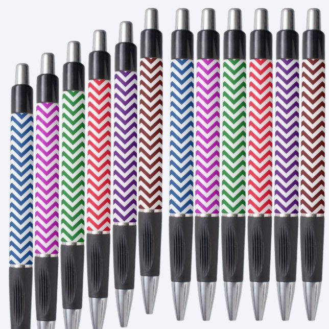 Stylo d'encre noire Motif coloré (Créateur téléchargé)