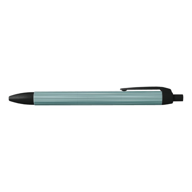 Stylo d'encre rayé turquoise et bleu (Haut)
