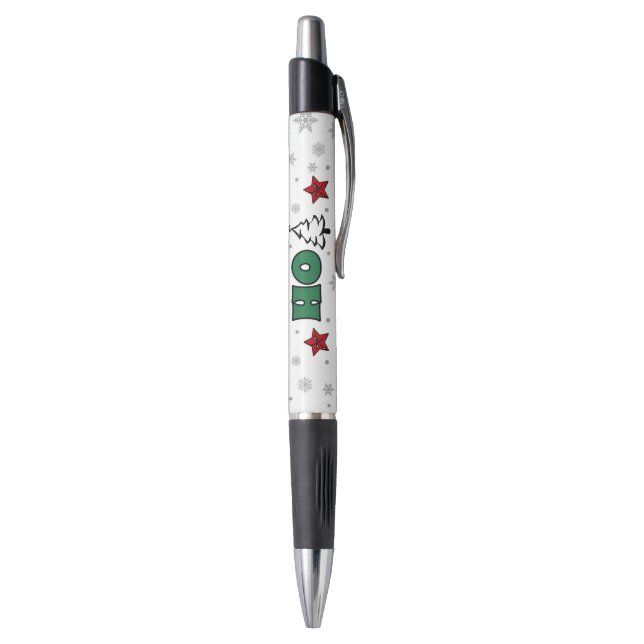 Stylo Design de Noël Ho-Ho-Ho (Bas (Vertical))