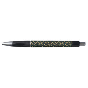 Stylo Design Série Léopard Sarcelle et Or 1
