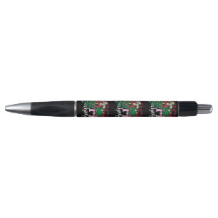 Stylo Dinosaur portant Noël au Père Noël