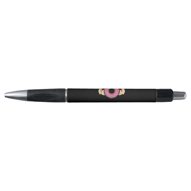 Stylo Donut Avec Muscles Cute Gym Doughnut Addiction (Devant)