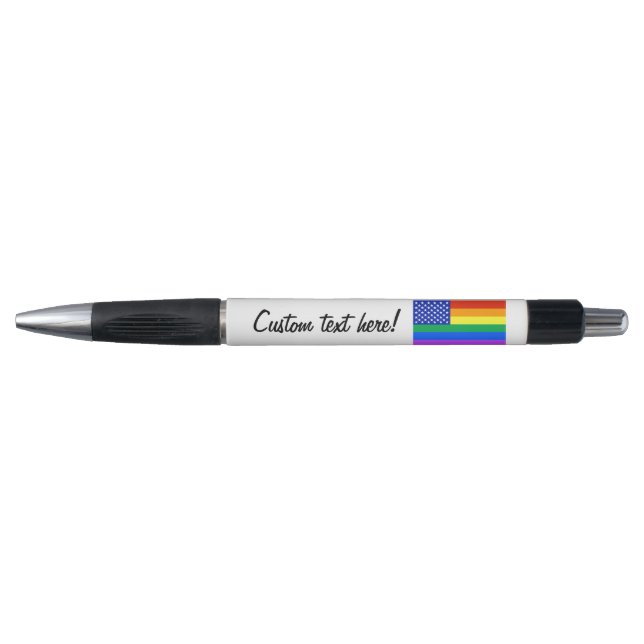 Stylo Drapeau américain d'arc-en-ciel de LGBT (Devant)
