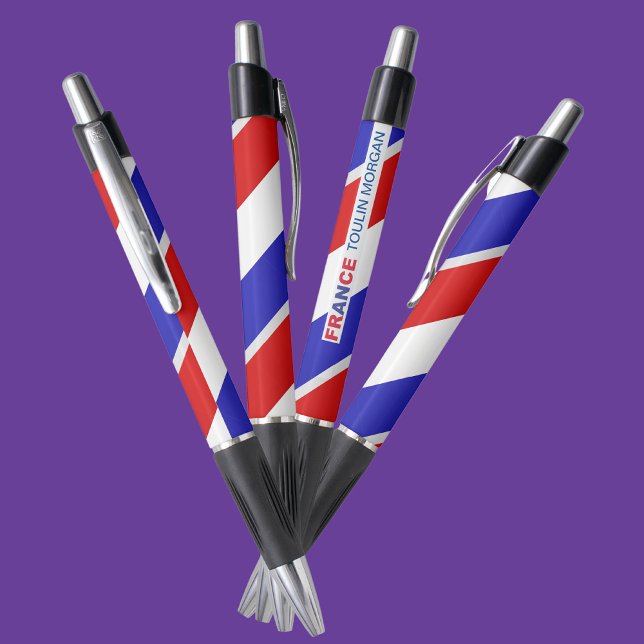 Stylo Drapeau de France personnalisé (Créateur téléchargé)