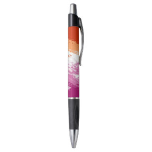 Stylo Drapeau de la fierté lesbienne Abstraite