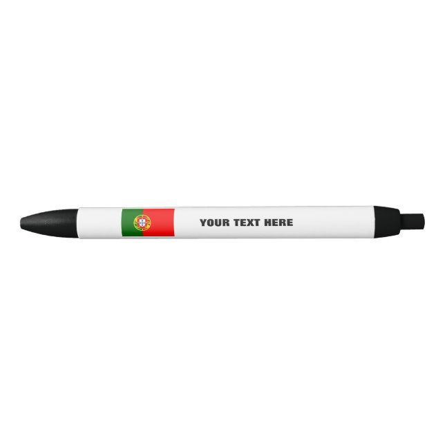 stylo drapeau portugais avec texte promotionnel pe (Devant)