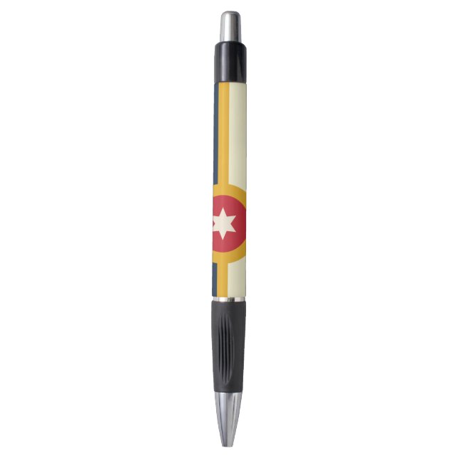 Stylo Drapeau urbain de Tulsa (Oklahoma) (Devant (Vertical))