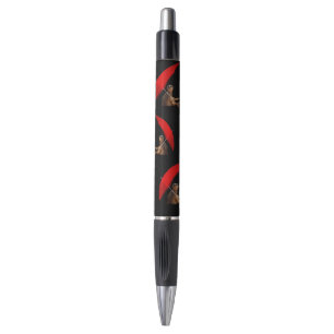 Stylo Drôle Sun Smart Meerkat sous parapluie,