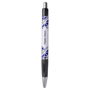 Stylo Écosse Drapeau Écossais Carrelé Personnalisation N