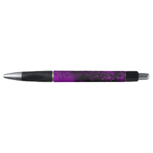 Stylo Effet Dessin de peinture violet et noir