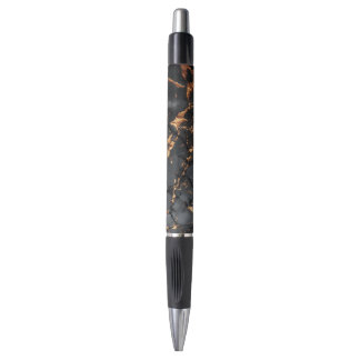 Stylo Elegant Black Marble with Gold Veins Modern Art