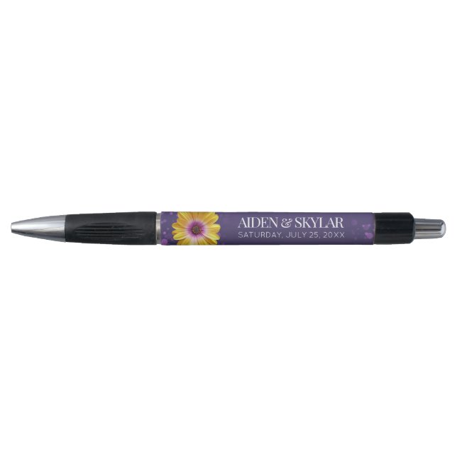 Stylo Elegant Golden Daisy (Devant)