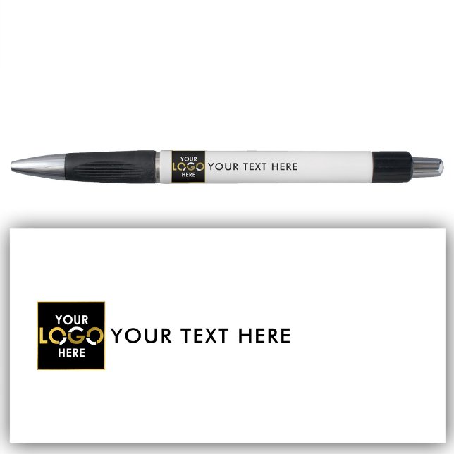 Stylo Entreprise Votre Logo Ici & Texte Marque Entrepris (Company Your Logo Here & Text Corporate Branding Pen)