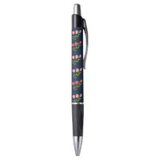 Stylo estampado de tulipanes