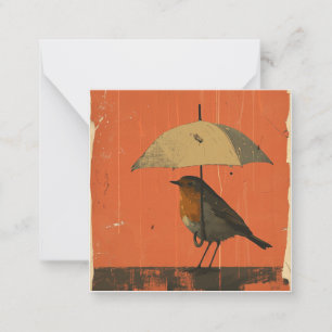 Stylo et bouddles : Cartes Robin Minimalistes