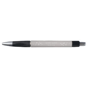 Stylo Étincelle Étincelle Petit Étoile Argent Gris Étinc