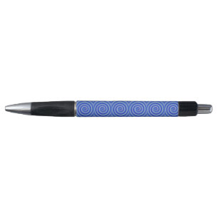 Stylo Fancy Blue Spiral
