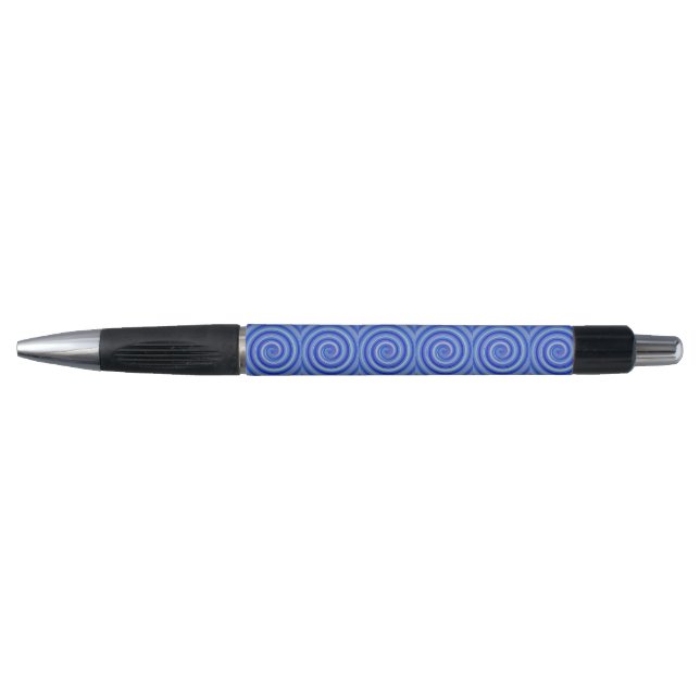 Stylo Fancy Blue Spiral (Devant)