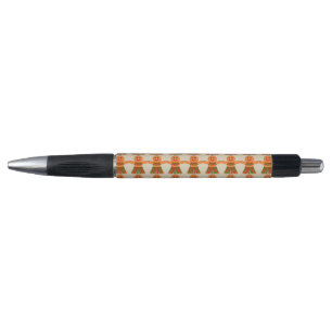Stylo Fête de Noël Femme de pain d'épices