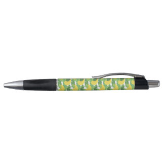 Stylo Feuille de banane et motif de fruit