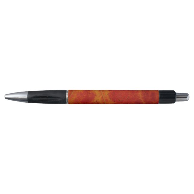 Stylo Feuille d'érable rouge Abstraite Automne Photograp (Devant)