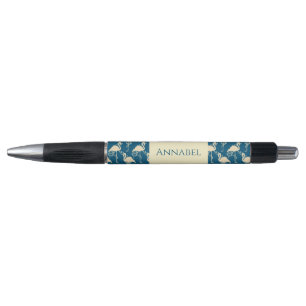 Stylo Flamant rose d'inspiration Art déco personnalisée