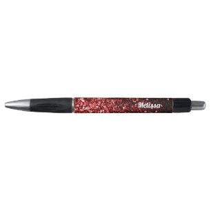 Stylo Flamour rouge foncé Parties scintillant scintille