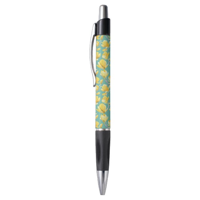 Stylo Fleur de printemps de Magnolia jaune III (Haut (Vertical))