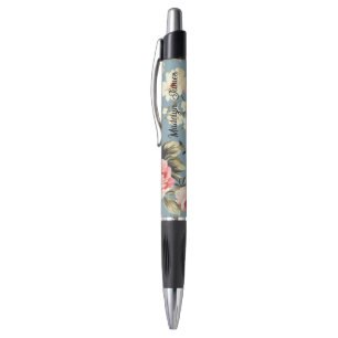 Stylo Fleurs de jardin de campagne motif personnalisé