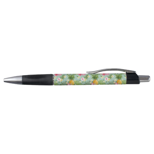 Stylo Fleurs et ananas tropicaux (Haut)