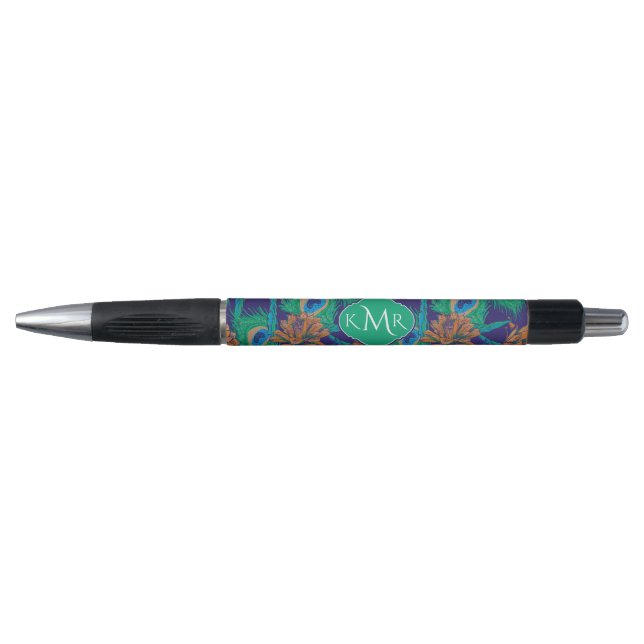 Stylo Fleurs et monogramme des plumes | (Devant)