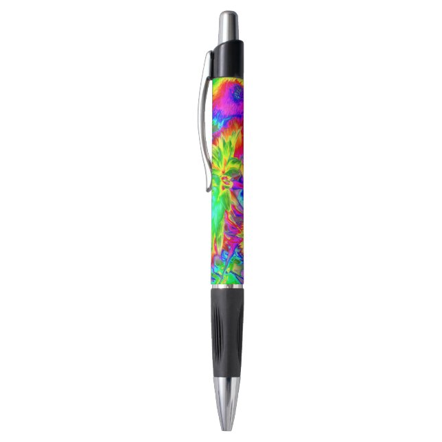 Stylo fleurs psychédéliques 2 (Haut (Vertical))