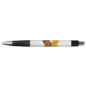 Stylo Flower Butterfly with Yellow California Poppy