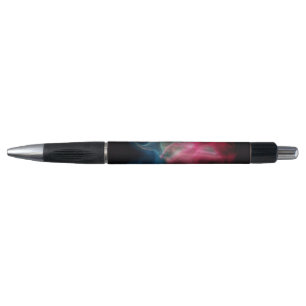 Stylo fumée rose et bleue abstraite