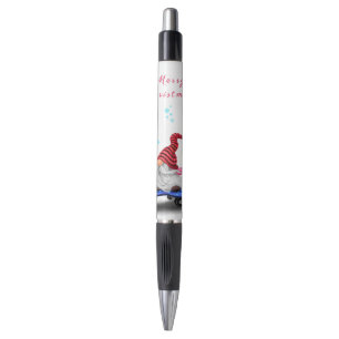 Stylo Gnome de patinage mignonne avec cadeaux et Sparkle