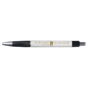 Stylo Golden Dentist Dent souriante