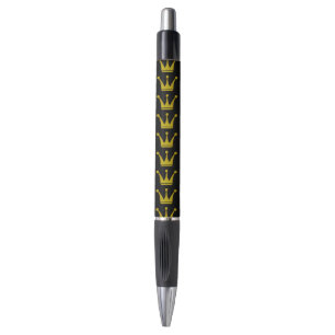 Stylo Golden Royal Crowns Border + votre backgr. & idées