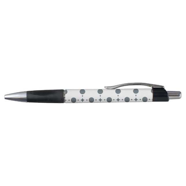 Stylo Gray Polka Dots, Polka Dot Pattern, Dots (Haut)